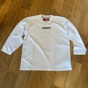 CCM White Hockey Jersey